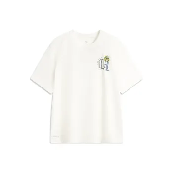 LiNing Basketball Collection T Shirt Men's Ivory
