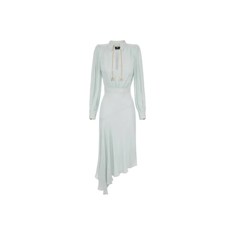 Elisabetta Franchi Long-Sleeved Dresses Women's Light Blue-0