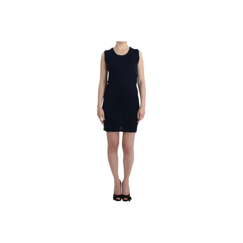 JOHN GALLIANO Sleeveless Dress Women's Blue-0