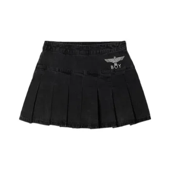Boy London Denim Short Skirts Women's Black