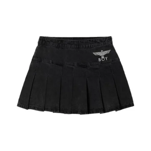 Boy London Denim Short Skirts Women's Black