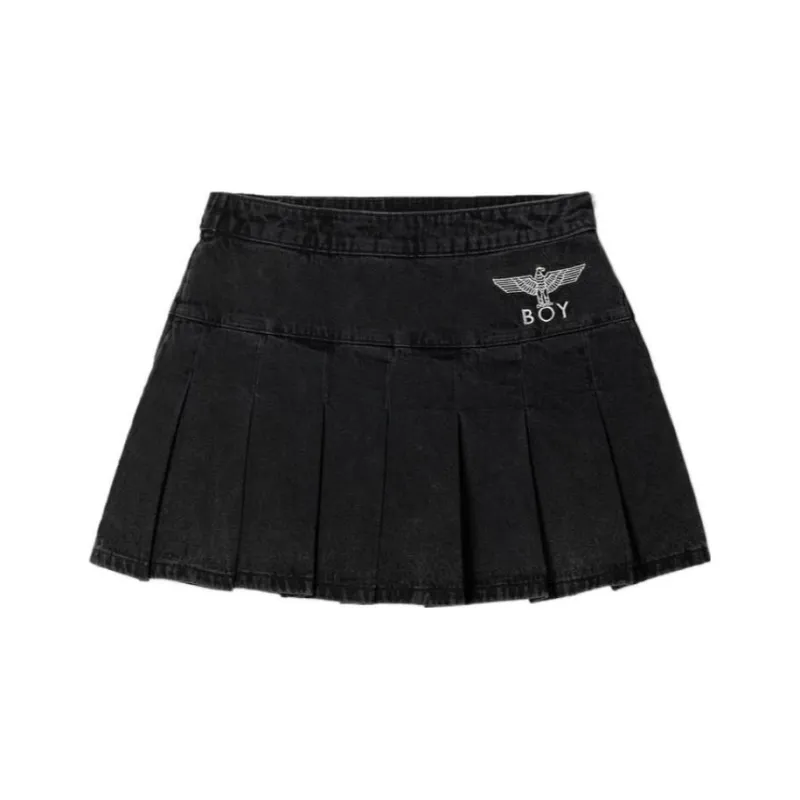 Boy London Denim Short Skirts Women's Black-0