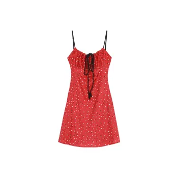 PAZZO Slip Dresses Women's Red
