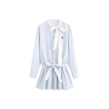 RTNH Long-Sleeved Dresses Women's Blue