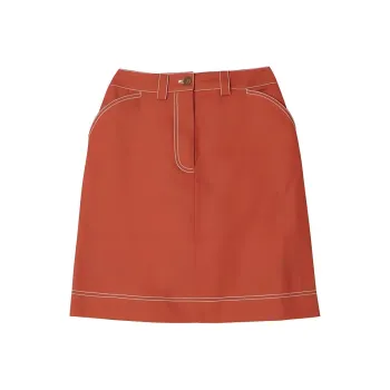INES DE LA FRESSANGE Casual Short Skirts Women's Burgundy