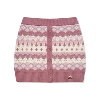 Kirsh FW23 Casual Short Skirts Women's Pink