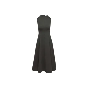 ARITZIA Wilfred Ruth Ponte Dress Sleeveless Dress Women's Heather Charcoal/Stone Phoebe Zhennan Charcoal