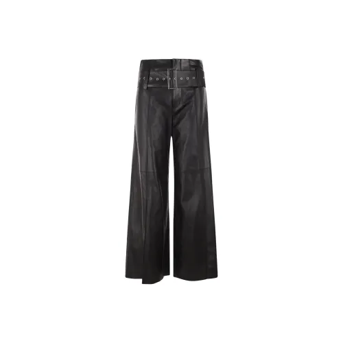 10 CORSO COMO Wide leg Nappa leather Trousers