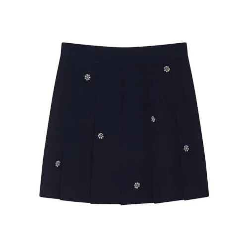Teenie Weenie Casual Short Skirts Women's Navy Blue