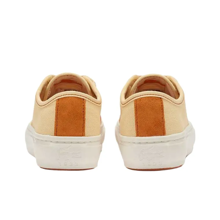 LACOSTE Low Top Casual Shoes Women's Orange-3