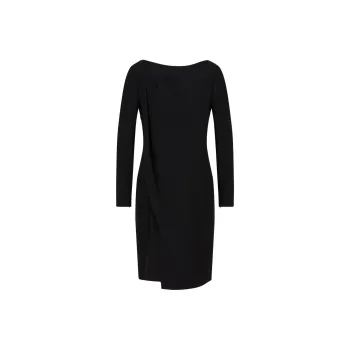 EMPORIO ARMANI Technical Cady Dress With Front Panel