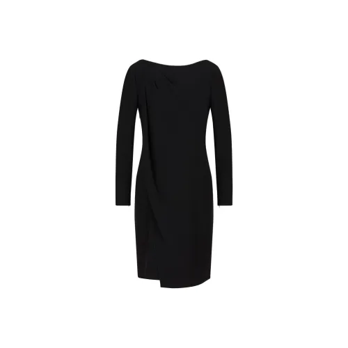 EMPORIO ARMANI Technical Cady Dress With Front Panel