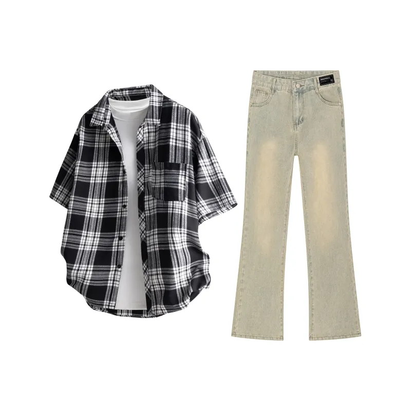 MARK WAFFLE Casual Sportswear Unisex-14