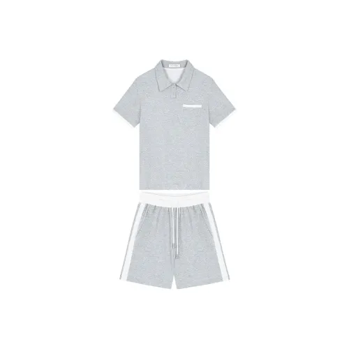 VEGA CHANG Casual Suit Women's Light Heather Gray