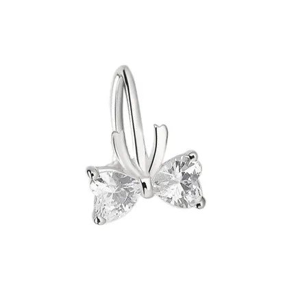 NVBBK S925 Silver Clip On Earrings Women's
