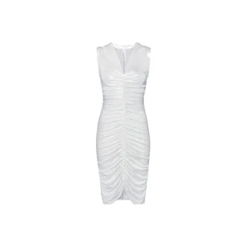 NORMA KAMALI Shirred effect Ruched Dress