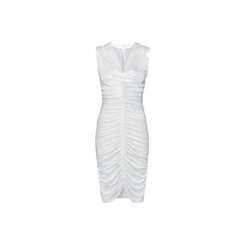 NORMA KAMALI Shirred effect Ruched Dress-0