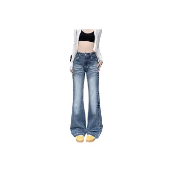 DanerWang Jeans Women's Blue