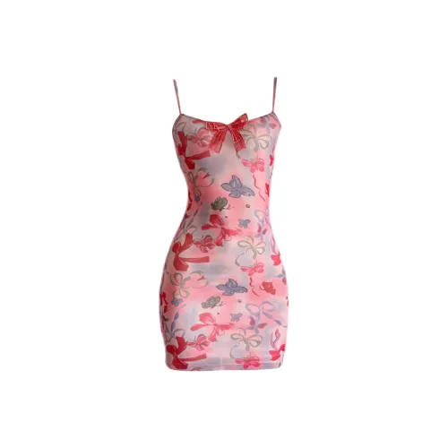 Udon House Slip Dress Women's Pink
