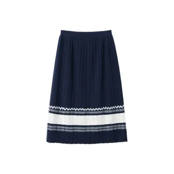 OVV Casual Long Skirts Women's Navy Blue & A4