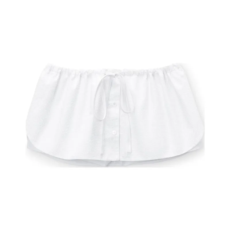 Alexander Wang Crystal embellished Cotton Skort-0