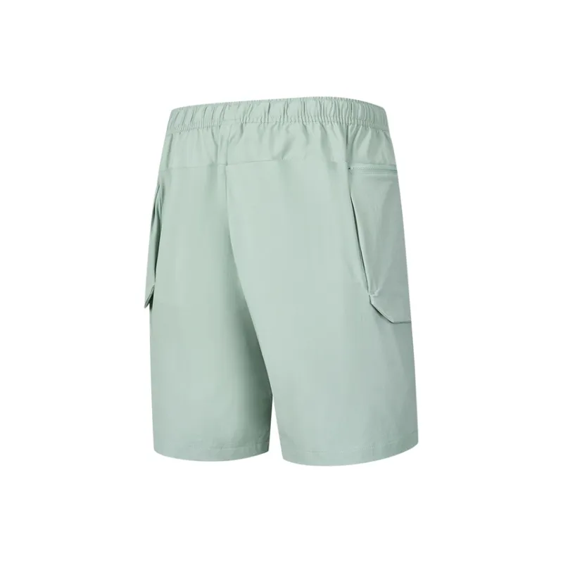 Erke Casual Shorts Unisex Autumn Tea Green-1