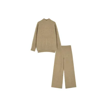Mo Han Yi Mei Casual Suit Women's Khaki Green