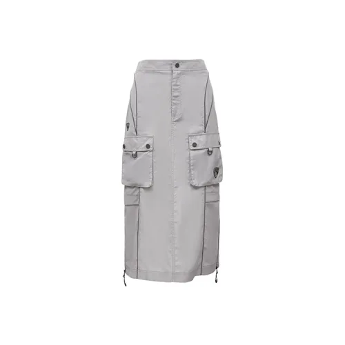 ONLY Casual Long Skirts Women's Flint Gray