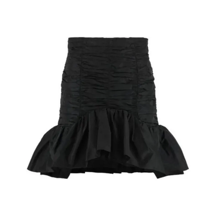Patou Bloom Ruffled Miniskirt-0