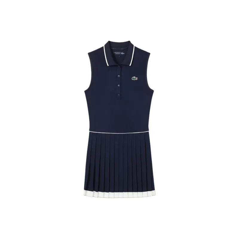 LACOSTE SS25 Sleeveless Dress Women's Two Piece Set-0