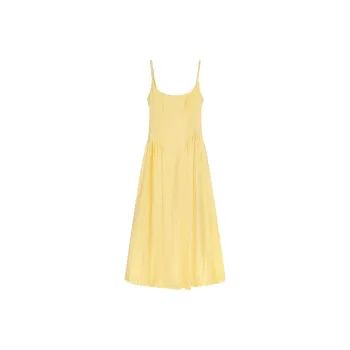 MIMOSA CHUR Slip Dress Women's Yellow