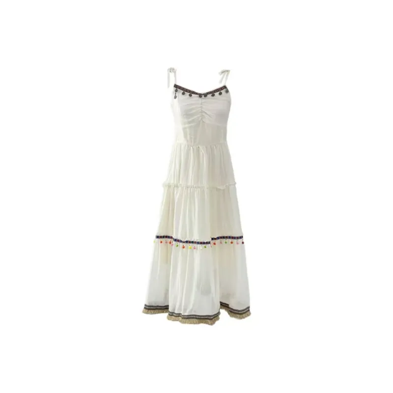 PUREIDOL Slip Dress Women's White-0
