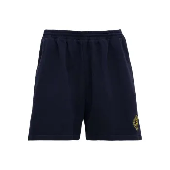Balenciaga Casual Shorts Regular Fit Women's Marine Blue