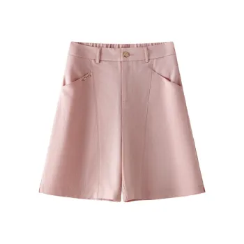 YIRANCHUN Casual Shorts Women's Pink