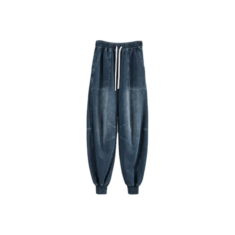 Rizhuo Jeans Women's Trace Shadow Blue-0