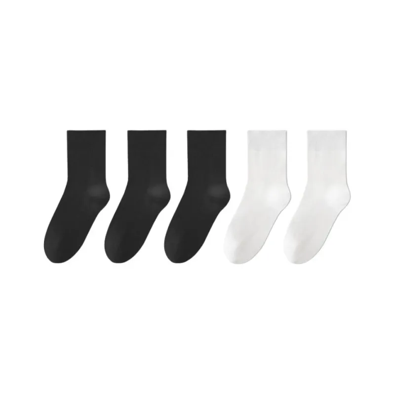 LUYOUYE Mid Calf Socks Women's 5 Pack-6