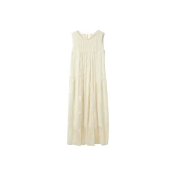 3COLOUR Sleeveless Dress Women's Ecru
