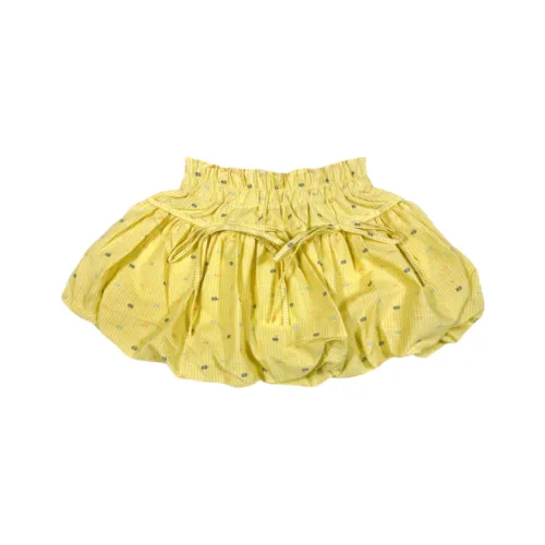 Giyu Casual Short Skirts Women's Yellow