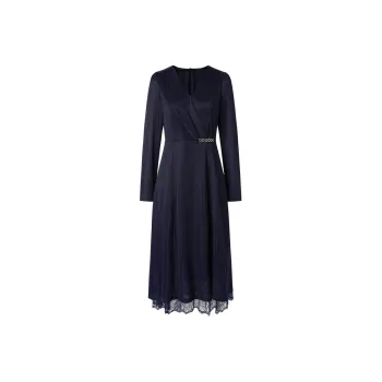 JZ. ANNAKRO Long Sleeved Dress Women's Dark Blue