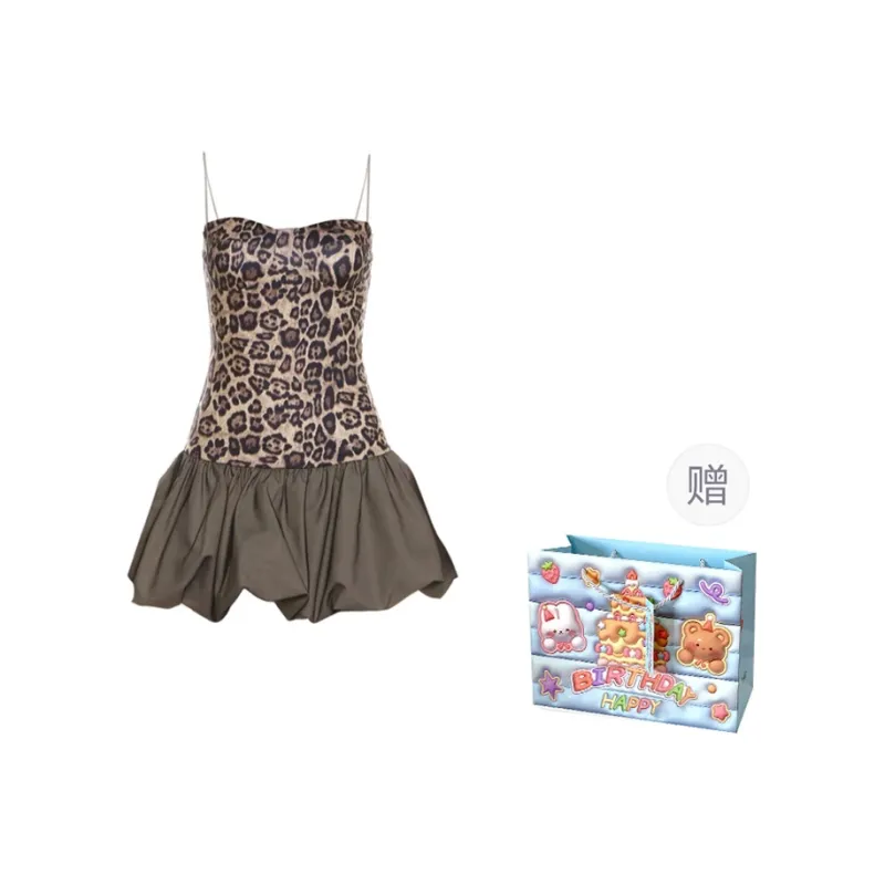 TWOPLUMGIRLS Slip Dress Women's Brown-0