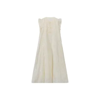 TEME Sleeveless Dress Women's Ecru