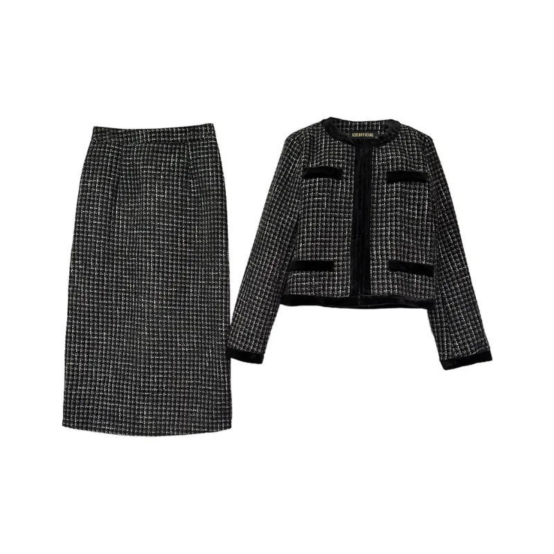 Icicofficial Two Piece Skirt Sets Women's-0