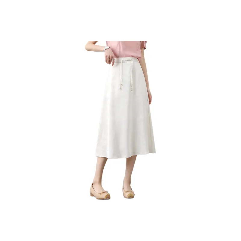 HIPPIEMISS Casual Long Skirts Women's Black-7