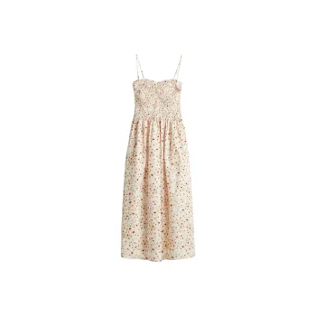 H&M Slip Dress Women's White/Floral