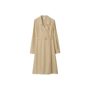 Burberry SS24 Long Sleeved Dresses Women's Almond Beige