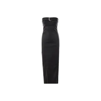 Drome Strapless Leather Dress