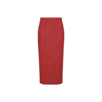 PLEATS PLEASE ISSEY MIYAKE New Colorful Basics 3 Skirt 'Red'