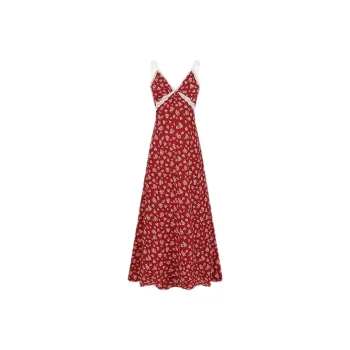SourceDEEMO Slip Dress Women's Red