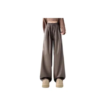 Ya Sheep People Leather Pants Women's Coffee