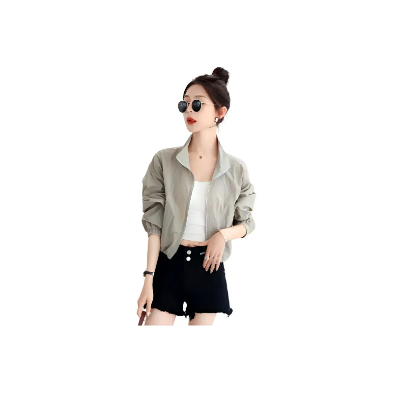 Mu Xiao Xin Cropped Coat Women's-4